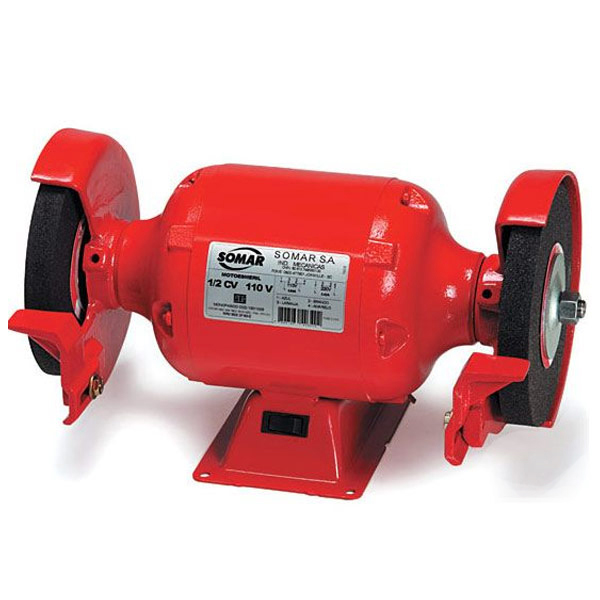 Moto Esmeril Industrial Monofásico 110v 1/2 CV 3600 RPM Ref 2724